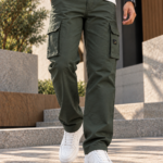 6 Pocket Dark Green Cargo