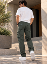 6 Pocket Dark Green Cargo - Image 3