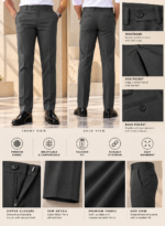 Straight Fit Formal Pants - Image 4