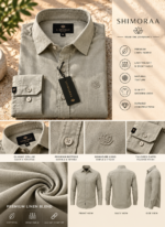 Gray Linen Shirt - Image 4