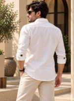White Linen Shirt - Image 3