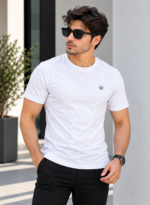 Solid Round Neck T-Shirt