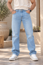 Light Blue Comfort Fit Jeans